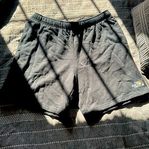 North face sweat shorts.